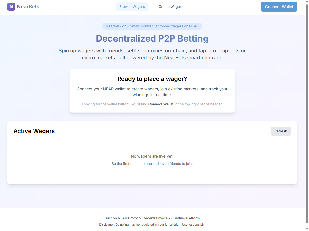 PEER2PEERbets Screenshot