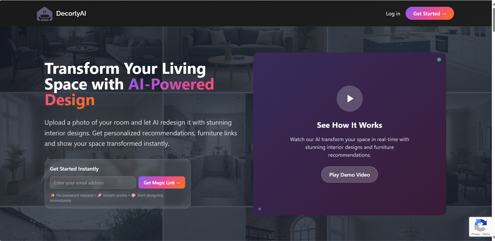DecorlyAI Screenshot